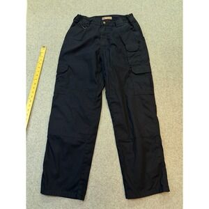 5.11 Tactical Mens Cargo Pants Taclite‎ Pro Navy Ripstop 30x29 Straight D-Ring